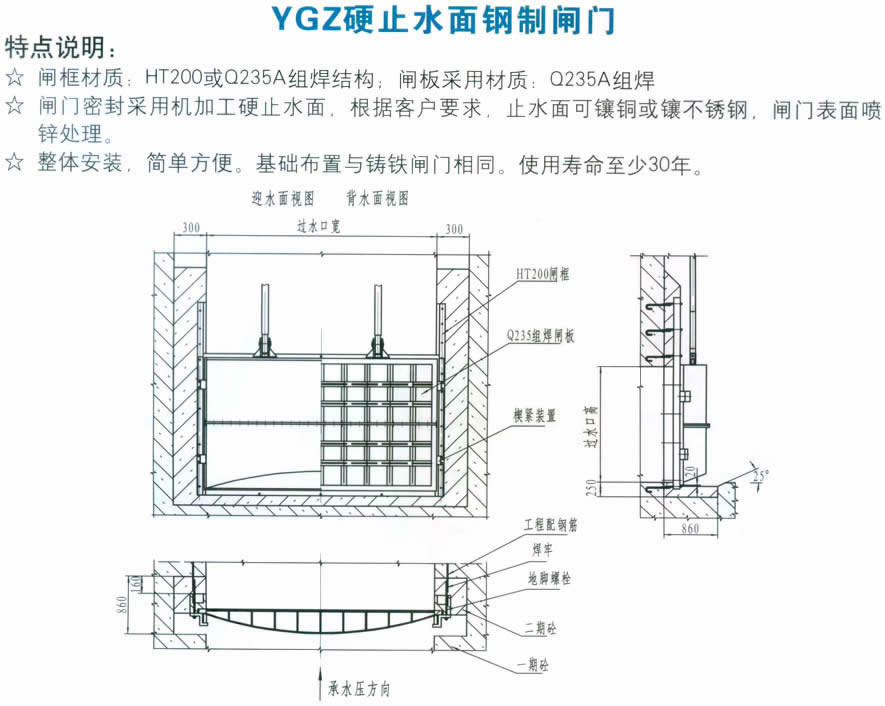 鋼制閘門